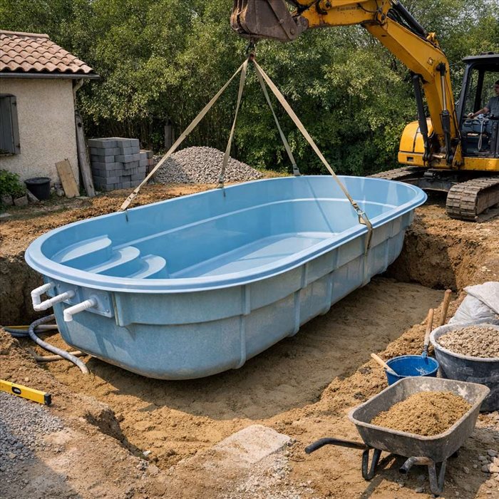Comment installer une piscine coque polyester : guide complet