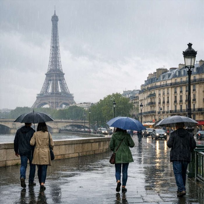 Nombre de jours de pluie à Paris : ce qu’il faut savoir