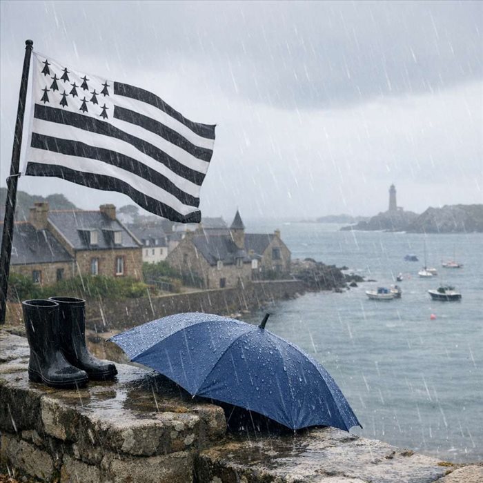 Combien de jours de pluie en Bretagne ? Chiffres et explications