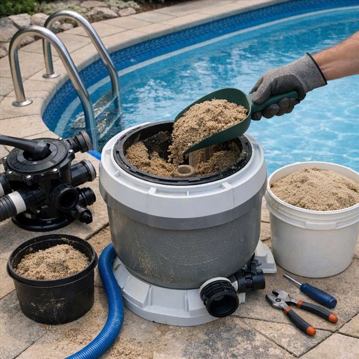 Quand changer le sable du filtre de piscine ? Guide pratique