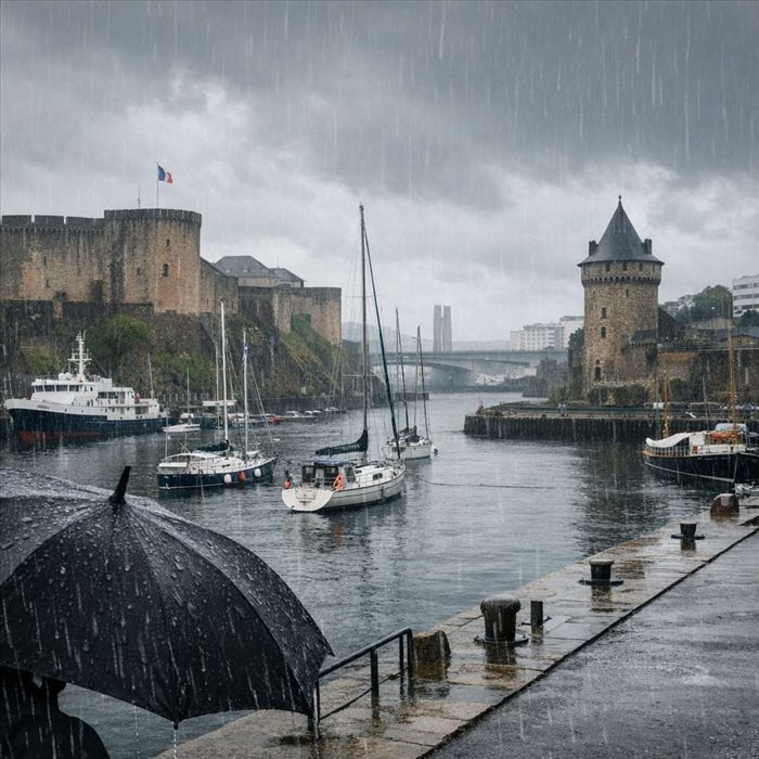 Combien de jours de pluie à Brest par an ? | Le vrai chiffre