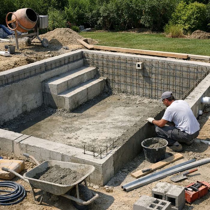 Comment construire une piscine en béton ? Guide complet