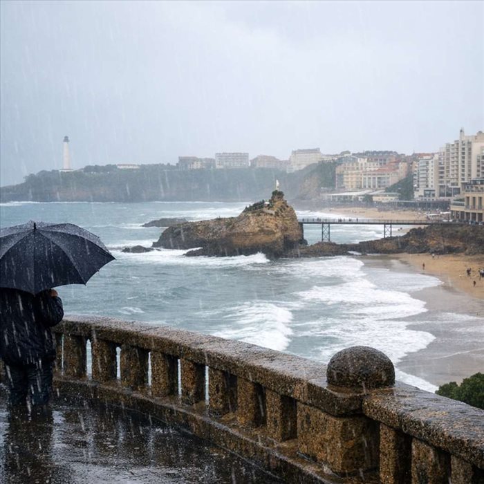 À quelle fréquence pleut-il à Biarritz ? Guide complet