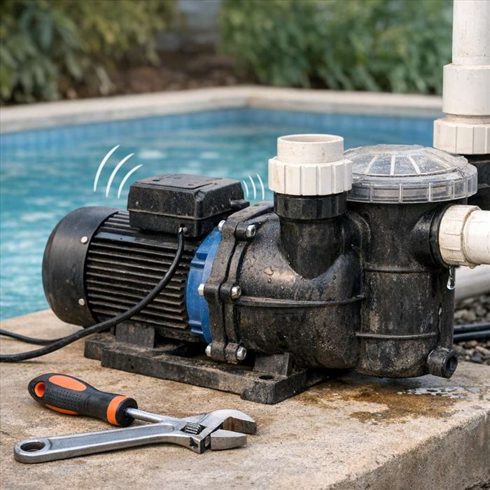 Pourquoi la pompe de piscine fait-elle du bruit ? Causes et solutions