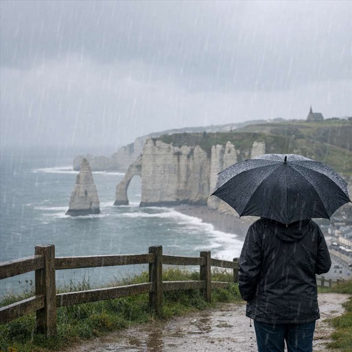 Nombre de jours de pluie en Normandie : chiffres clés et repères