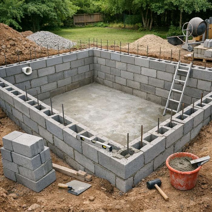 Comment construire une piscine en parpaings ? Guide complet
